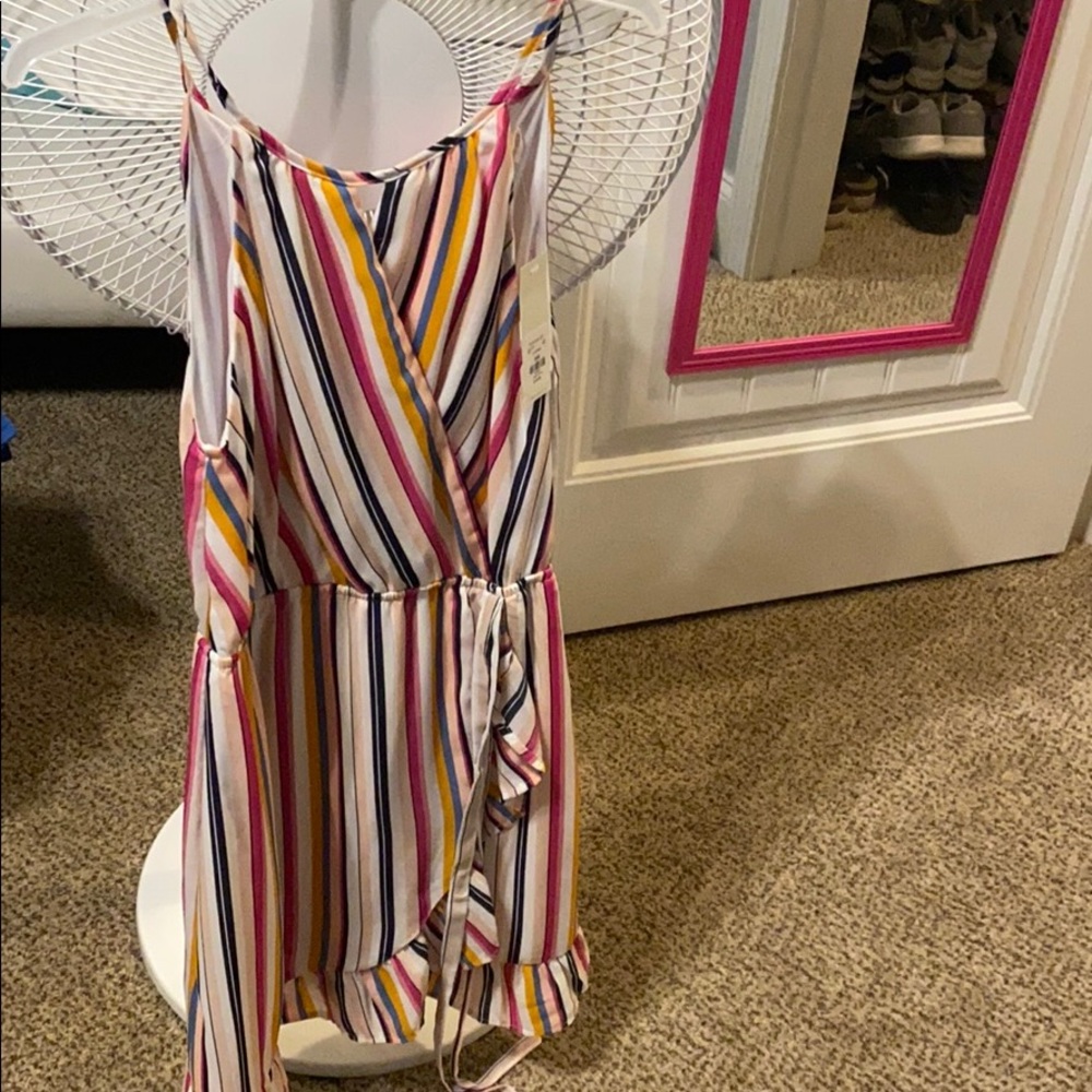 Stripped dress.